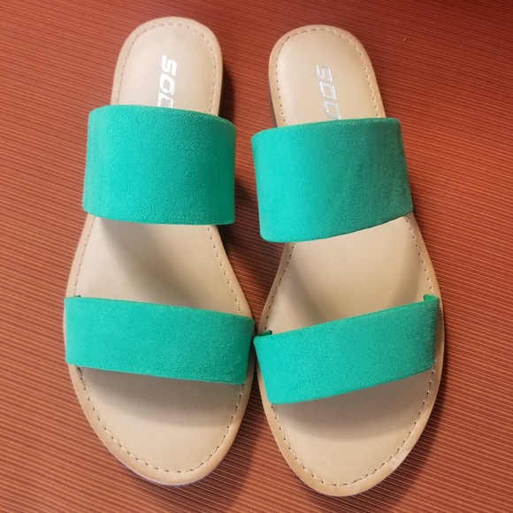 NEW Soda Double Strap Womens Sandals - Picture 2 of 7